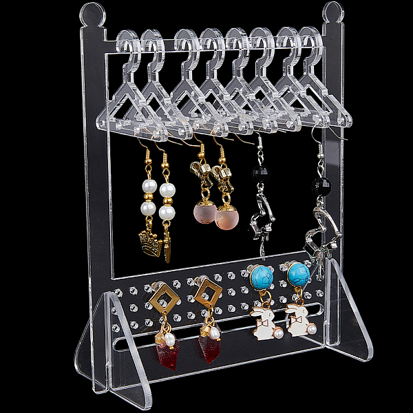 PandaHall CRASPIRE 80 Holes Earring Display Holder Acrylic Jewelry Mini Hanging Hanger Clear Rack Ear Studs Clip on Holes Transparent...
PandaHall CRASPIRE 80 Holes Earring Display Holder Acrylic Jewelry Mini Hanging Hanger Clear Rack Ear Studs Clip on Holes Transparent...