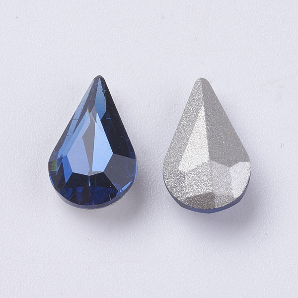 PandaHall Glass Pointed Back Rhinestone, Grade A, Back Plated, teardrop, Montana, 13x8x4mm Glass Rhinestone Teardrop Blue
PandaHall Glass Pointed Back Rhinestone, Grade A, Back Plated, teardrop, Montana, 13x8x4mm Glass Rhinestone Teardrop Blue