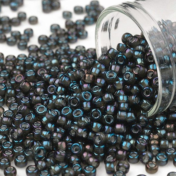 PandaHall TOHO Round Seed Beads, Japanese Seed Beads, (383) White Lined Navy Luster, 8/0, 3mm, Hole: 1mm, about 222pcs/10g Glass
PandaHall TOHO Round Seed Beads, Japanese Seed Beads, (383) White Lined Navy Luster, 8/0, 3mm, Hole: 1mm, about 222pcs/10g Glass