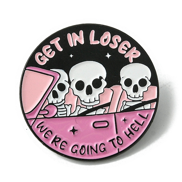 PandaHall Black Alloy Brooches, Enamel Pins, for Backpack Cloth, Skull, 30x30x1.5mm Alloy Skull
PandaHall Black Alloy Brooches, Enamel Pins, for Backpack Cloth, Skull, 30x30x1.5mm Alloy Skull