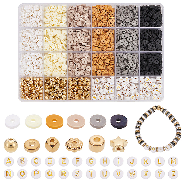 PandaHall DIY Beads Making Finding Kit, Including Polymer Clay & Acrylic & Plastic Beads, Disc & Round & Column & Flower & Cube & Star &..., Multicolor
PandaHall DIY Beads Making Finding Kit, Including Polymer Clay & Acrylic & Plastic Beads, Disc & Round & Column & Flower & Cube & Star &..., Multicolor