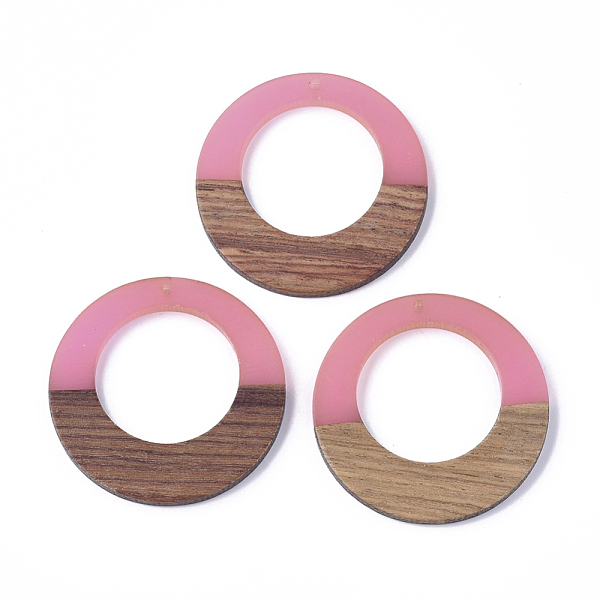 PandaHall Resin & Walnut Wood Pendants, Ring, Hot Pink, 49x4mm, Hole: 2mm Resin+Wood Ring Pink
PandaHall Resin & Walnut Wood Pendants, Ring, Hot Pink, 49x4mm, Hole: 2mm Resin+Wood Ring Pink