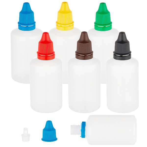 PandaHall BENECREAT 6 Sets 6 Colors Plastic Empty Dropper Bottle for Liquid, Pointed Mouth Top Cap, Mixed Color, 3.7x9.5cm, Capacity: 50ml..., Multicolor
PandaHall BENECREAT 6 Sets 6 Colors Plastic Empty Dropper Bottle for Liquid, Pointed Mouth Top Cap, Mixed Color, 3.7x9.5cm, Capacity: 50ml..., Multicolor