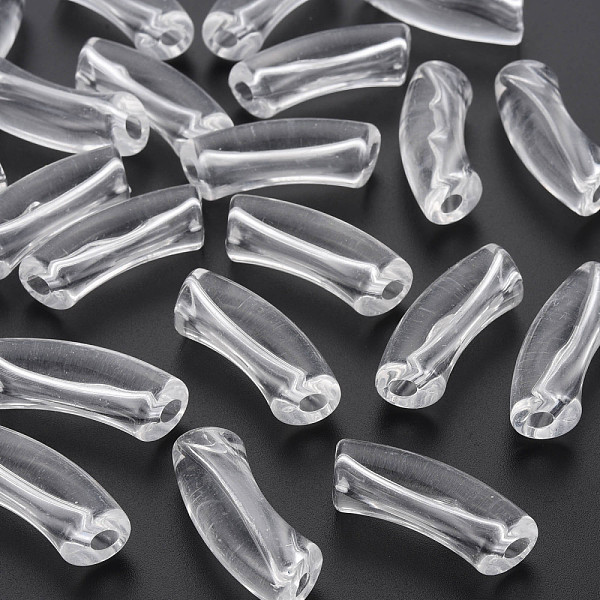 PandaHall Transparent Acrylic Beads, Curved Tube, Clear, 36x13.5x11.5mm, Hole: 4mm, about 148pcs/500g Acrylic Tube Clear
PandaHall Transparent Acrylic Beads, Curved Tube, Clear, 36x13.5x11.5mm, Hole: 4mm, about 148pcs/500g Acrylic Tube Clear