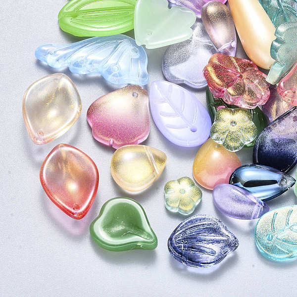 PandaHall Glass Pendants/Beads, Mixed Shapes, Mixed Color, 8~26x6~16x3~8mm, Hole: 1mm Glass Mixed Shapes Multicolor
PandaHall Glass Pendants/Beads, Mixed Shapes, Mixed Color, 8~26x6~16x3~8mm, Hole: 1mm Glass Mixed Shapes Multicolor