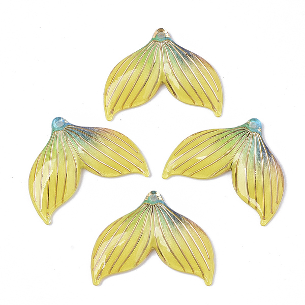 PandaHall Transparent UV Printed Acrylic Pendants, with Spray Paint Bottom, Whale Tail Shape, Yellow, 24.5x29.5x4mm, Hole: 1.4mm Acrylic...
PandaHall Transparent UV Printed Acrylic Pendants, with Spray Paint Bottom, Whale Tail Shape, Yellow, 24.5x29.5x4mm, Hole: 1.4mm Acrylic...