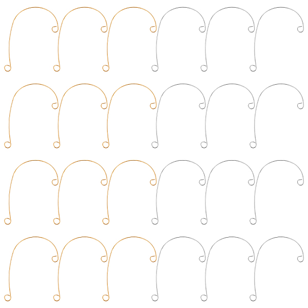 PandaHall UNICRAFTABLE 40Pcs 2 Colors DIY Ear Cuff 316 Stainless Steel Ear Wrap Earrings 2 Loop DIY Earring for Non-Pierced Ears 59x37x0.5mm...
PandaHall UNICRAFTABLE 40Pcs 2 Colors DIY Ear Cuff 316 Stainless Steel Ear Wrap Earrings 2 Loop DIY Earring for Non-Pierced Ears 59x37x0.5mm...