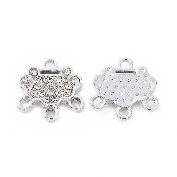 PandaHall Alloy Rhinestone Chandelier Component Links, Classic Chinese Longevity Lock, Platinum, Crystal, 14.5x14x2mm, Hole: 1.6mm..., Clear
PandaHall Alloy Rhinestone Chandelier Component Links, Classic Chinese Longevity Lock, Platinum, Crystal, 14.5x14x2mm, Hole: 1.6mm..., Clear