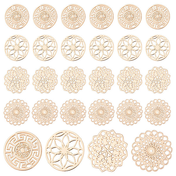PandaHall CHGCRAFT 96Pcs 4 Style Filigree Flat Round Connectors Flower Filigree Wrap Charms Brass Etched Metal Embellishments Long-Lasting...
PandaHall CHGCRAFT 96Pcs 4 Style Filigree Flat Round Connectors Flower Filigree Wrap Charms Brass Etched Metal Embellishments Long-Lasting...