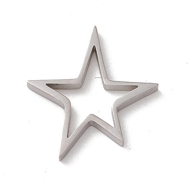 PandaHall 304 Stainless Steel Linking Rings, Mirror Finish, Star, Stainless Steel Color, 14.5x14.5x1.3mm, Inner Diameter: 9x9.5mm 304...
PandaHall 304 Stainless Steel Linking Rings, Mirror Finish, Star, Stainless Steel Color, 14.5x14.5x1.3mm, Inner Diameter: 9x9.5mm 304...