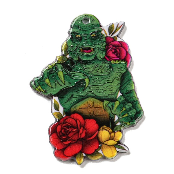 PandaHall Acrylic Pendants, Monster, Green, 41.5x29.5x2.5mm, Hole: 1.8mm Acrylic Others Green
PandaHall Acrylic Pendants, Monster, Green, 41.5x29.5x2.5mm, Hole: 1.8mm Acrylic Others Green