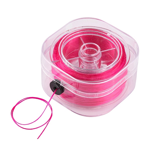 PandaHall Round Elastic Crystal String, Elastic Beading Thread, for Stretch Bracelet Making, Cerise, 0.8mm, about 98.43 Yards(90m)/Box..., Red
PandaHall Round Elastic Crystal String, Elastic Beading Thread, for Stretch Bracelet Making, Cerise, 0.8mm, about 98.43 Yards(90m)/Box..., Red