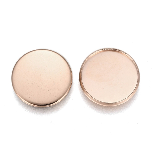 PandaHall 304 Stainless Steel Plain Edge Bezel Cups, Cabochon Settings, Flat Round, Rose Gold, Tray: 16mm, 17.5x2mm 304 Stainless Steel Flat...
PandaHall 304 Stainless Steel Plain Edge Bezel Cups, Cabochon Settings, Flat Round, Rose Gold, Tray: 16mm, 17.5x2mm 304 Stainless Steel Flat...