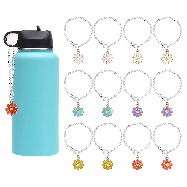 PandaHall Flower Alloy Enamel Cup Pendant Decorations, with Brass Cable Chain, Mixed Color, 160mm, 6 colors, 2pcs/color, 12pcs/set..., Multicolor
PandaHall Flower Alloy Enamel Cup Pendant Decorations, with Brass Cable Chain, Mixed Color, 160mm, 6 colors, 2pcs/color, 12pcs/set..., Multicolor
