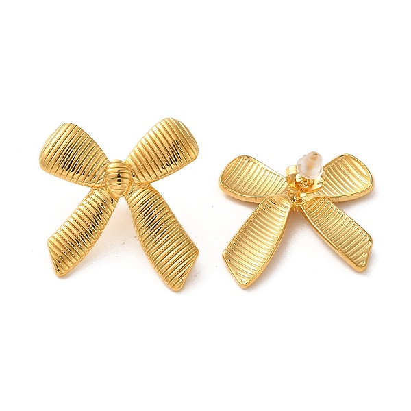 PandaHall 304 Stainless Steel Stud Earring, Bowknot, Golden, 29.5x26.5mm 304 Stainless Steel Bowknot
PandaHall 304 Stainless Steel Stud Earring, Bowknot, Golden, 29.5x26.5mm 304 Stainless Steel Bowknot