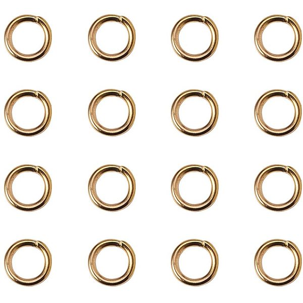 PandaHall about 490 pcs Brass Jump Rings Close but Unsoldered, Golden, 6x1mm Brass
PandaHall about 490 pcs Brass Jump Rings Close but Unsoldered, Golden, 6x1mm Brass