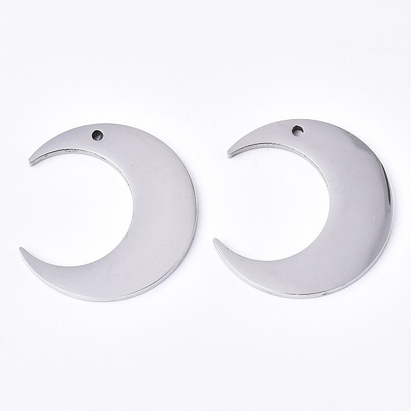 PandaHall 304 Stainless Steel Pendants, Laser Cut, Crescent, Stainless Steel Color, 31x29x2mm, Hole: 1.6mm 304 Stainless Steel Moon
PandaHall 304 Stainless Steel Pendants, Laser Cut, Crescent, Stainless Steel Color, 31x29x2mm, Hole: 1.6mm 304 Stainless Steel Moon