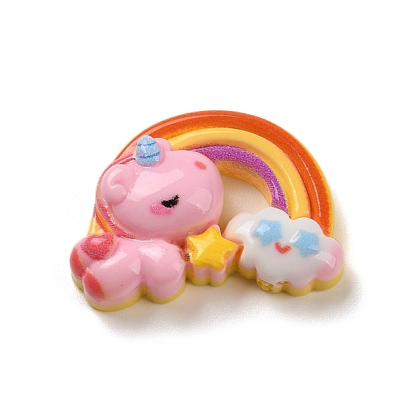 PandaHall Opaque Resin Decoden Cabochons, Cartoon Horse with Rainbow, Pink, 20x28.5x8.5mm Resin Horse Pink
PandaHall Opaque Resin Decoden Cabochons, Cartoon Horse with Rainbow, Pink, 20x28.5x8.5mm Resin Horse Pink