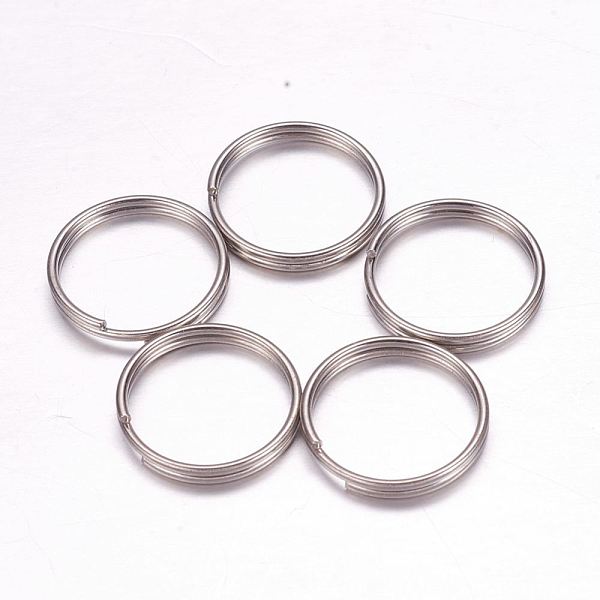 PandaHall 304 Stainless Steel Split Rings, Double Loops Jump Rings, Stainless Steel Color, 16x2mm, 14mm inner diameter 304 Stainless Steel...
PandaHall 304 Stainless Steel Split Rings, Double Loops Jump Rings, Stainless Steel Color, 16x2mm, 14mm inner diameter 304 Stainless Steel...