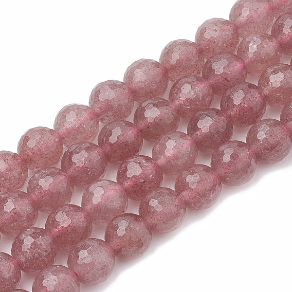 PandaHall Natural Strawberry Quartz Beads Strands, Faceted(128 Facets), Round, 8~9mm, Hole: 1mm, about 45~50pcs/strand, 15.7 inch Strawberry...
PandaHall Natural Strawberry Quartz Beads Strands, Faceted(128 Facets), Round, 8~9mm, Hole: 1mm, about 45~50pcs/strand, 15.7 inch Strawberry...