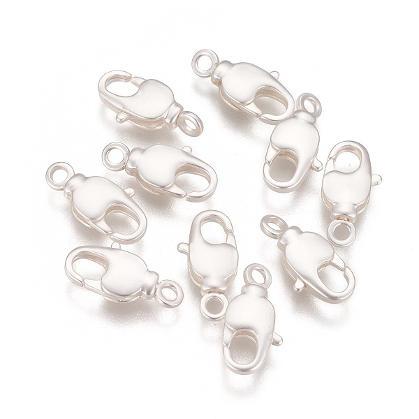 PandaHall Brass Swivel Lobster Claw Clasps, Swivel Snap Hook, Long-Lasting Plated, Matte Silver Color, 14.5x7x3mm, Hole: 1.8mm Brass
PandaHall Brass Swivel Lobster Claw Clasps, Swivel Snap Hook, Long-Lasting Plated, Matte Silver Color, 14.5x7x3mm, Hole: 1.8mm Brass