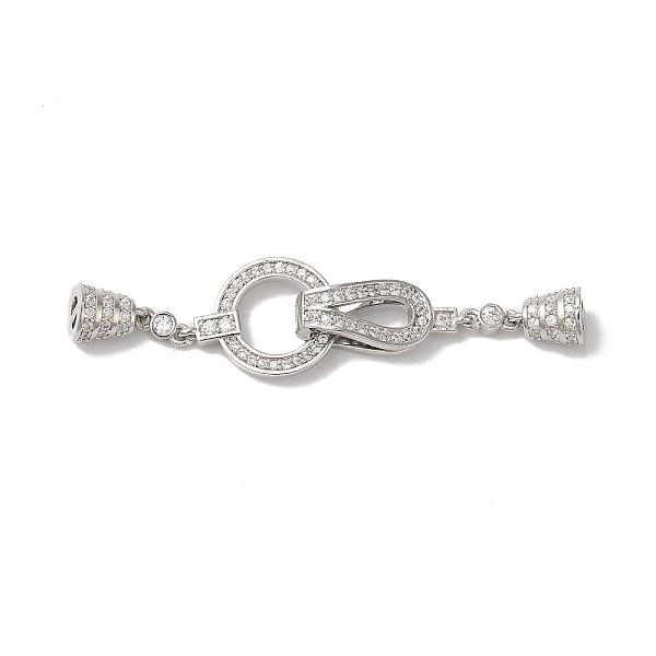 PandaHall Rack Plating Brass Micro Pave Clear Cubic Zirconia Fold Over Clasps, Cadmium Free & Lead Free, Long-Lasting Plated, Ring, Platinum...
PandaHall Rack Plating Brass Micro Pave Clear Cubic Zirconia Fold Over Clasps, Cadmium Free & Lead Free, Long-Lasting Plated, Ring, Platinum...