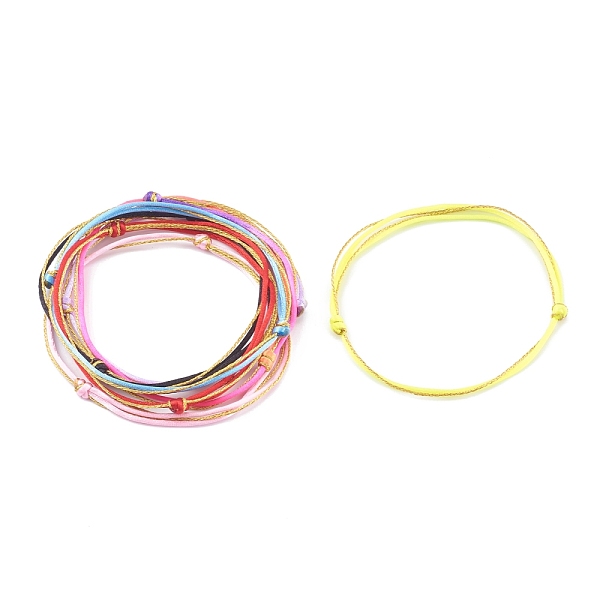 PandaHall Adjustable Nylon Thread Multi-strand Bracelet Making, with Metallic Cord, Mixed Color, 0.2cm, Inner Diameter: 2~3-3/4 inch..., Multicolor
PandaHall Adjustable Nylon Thread Multi-strand Bracelet Making, with Metallic Cord, Mixed Color, 0.2cm, Inner Diameter: 2~3-3/4 inch..., Multicolor