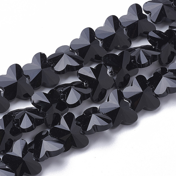 PandaHall Transparent Glass Beads, Faceted, Butterfly, Black, 12x14.5x7.5mm, Hole: 1mm Glass Butterfly Black
PandaHall Transparent Glass Beads, Faceted, Butterfly, Black, 12x14.5x7.5mm, Hole: 1mm Glass Butterfly Black