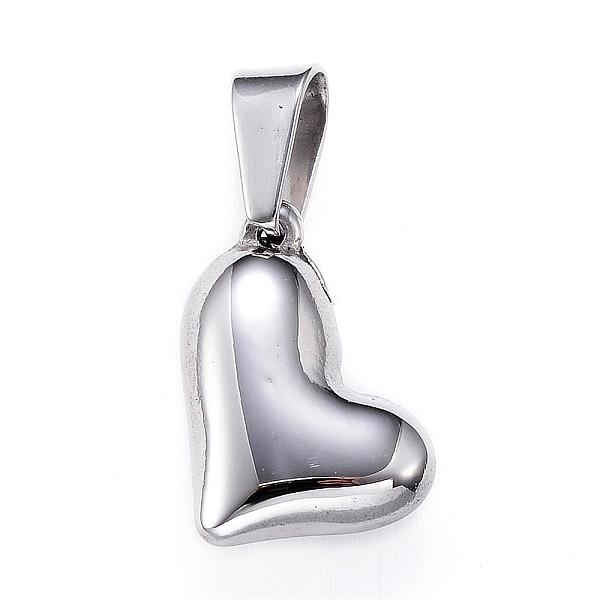 PandaHall 304 Stainless Steel Charms, Puffed Heart, Stainless Steel Color, 15x10.5x4.5mm, Hole: 7x3.5mm 304 Stainless Steel Heart
PandaHall 304 Stainless Steel Charms, Puffed Heart, Stainless Steel Color, 15x10.5x4.5mm, Hole: 7x3.5mm 304 Stainless Steel Heart