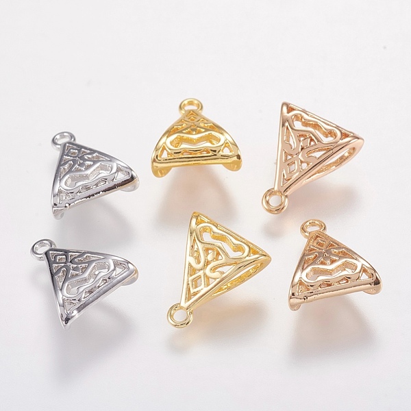PandaHall Brass Tube Bails, Loop Bails, Bail Beads, Triangle, Mixed Color, 12x10x5mm, Hole: 1mm, Inner Diameter: 2.5x5mm Brass Triangle
PandaHall Brass Tube Bails, Loop Bails, Bail Beads, Triangle, Mixed Color, 12x10x5mm, Hole: 1mm, Inner Diameter: 2.5x5mm Brass Triangle