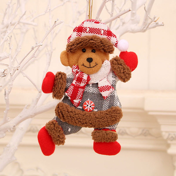 PandaHall Christmas Cloth Bear Doll Hanging Ornaments, Pendant for Home Tree Decorations, Colorful, 180x130mm Cloth Bear
PandaHall Christmas Cloth Bear Doll Hanging Ornaments, Pendant for Home Tree Decorations, Colorful, 180x130mm Cloth Bear