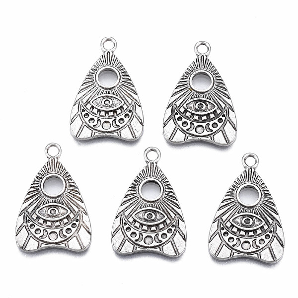 PandaHall Tibetan Style Alloy Pendants, Cadmium Free & Nickel Free & Lead Free, Thailand Sterling Silver Plated, 24.5x16x2mm, Hole: 2mm...
PandaHall Tibetan Style Alloy Pendants, Cadmium Free & Nickel Free & Lead Free, Thailand Sterling Silver Plated, 24.5x16x2mm, Hole: 2mm...