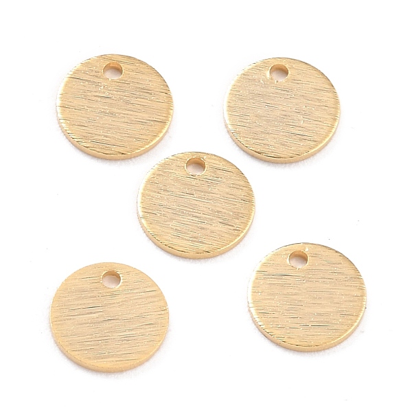PandaHall Brass Charms, Flat Round, Real 24K Gold Plated, 8x1mm, Hole: 1.2mm Brass Flat Round
PandaHall Brass Charms, Flat Round, Real 24K Gold Plated, 8x1mm, Hole: 1.2mm Brass Flat Round