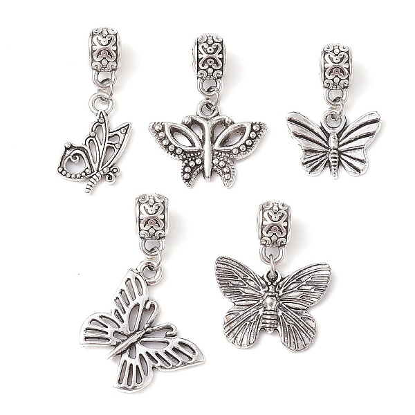 PandaHall Alloy Pendant Decoration, with Stainless Steel Findings, Butterfly, Antique Silver, 23~33mm Alloy Butterfly
PandaHall Alloy Pendant Decoration, with Stainless Steel Findings, Butterfly, Antique Silver, 23~33mm Alloy Butterfly