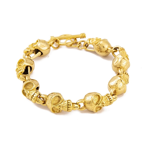 PandaHall Halloween Vacuum Plating 304 Stainless Steel Skull Link Chain Bracelets for Women Men, Golden, 8-7/8 inch(22.5cm) 304 Stainless...
PandaHall Halloween Vacuum Plating 304 Stainless Steel Skull Link Chain Bracelets for Women Men, Golden, 8-7/8 inch(22.5cm) 304 Stainless...