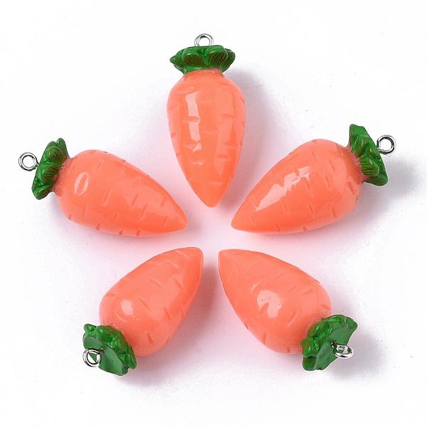 PandaHall Carrot Resin Pendants, Orange, about 36~38mm long, 17mm thick, hole: 2mm Resin Fruit Orange
PandaHall Carrot Resin Pendants, Orange, about 36~38mm long, 17mm thick, hole: 2mm Resin Fruit Orange