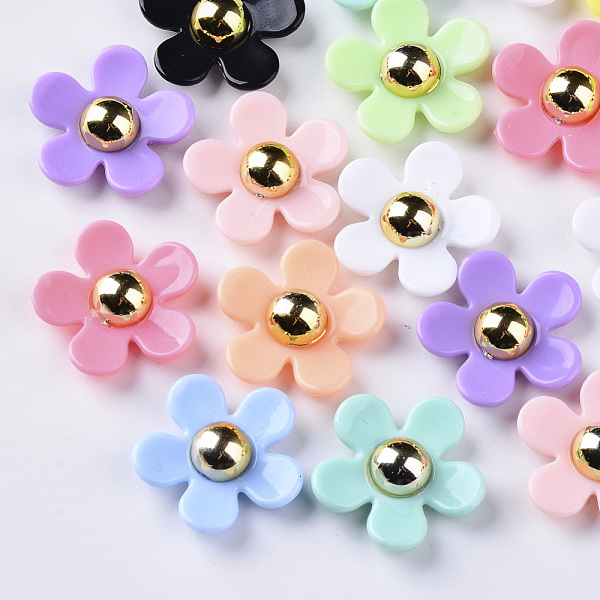 PandaHall Opaque Acrylic Beads, Flower, Mixed Color, 22x22.5x7~8mm, Hole: 1.4mm Acrylic Flower Multicolor
PandaHall Opaque Acrylic Beads, Flower, Mixed Color, 22x22.5x7~8mm, Hole: 1.4mm Acrylic Flower Multicolor