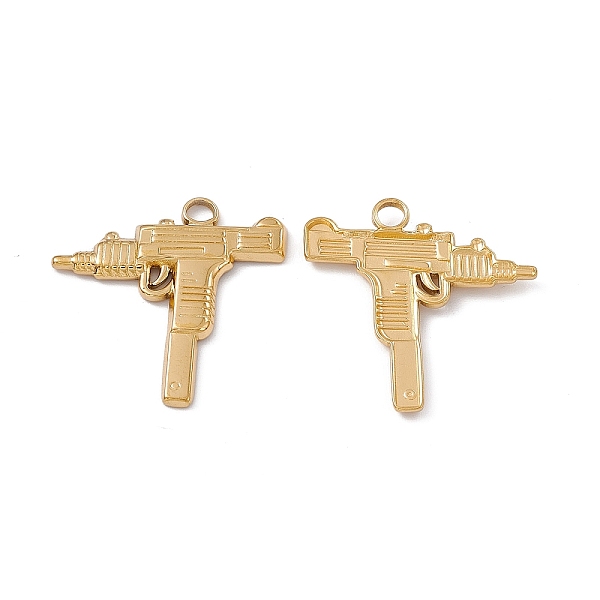 PandaHall Ion Plating(IP) 304 Stainless Steel Pendants, Gun Charm, Real 18K Gold Plated, 25x25x2.5mm, Hole: 3mm 304 Stainless Steel Others
PandaHall Ion Plating(IP) 304 Stainless Steel Pendants, Gun Charm, Real 18K Gold Plated, 25x25x2.5mm, Hole: 3mm 304 Stainless Steel Others