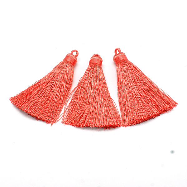 PandaHall Nylon Tassel Big Pendant Decorations, Tomato, 70~74x11mm, Hole: 4mm Nylon Red
PandaHall Nylon Tassel Big Pendant Decorations, Tomato, 70~74x11mm, Hole: 4mm Nylon Red