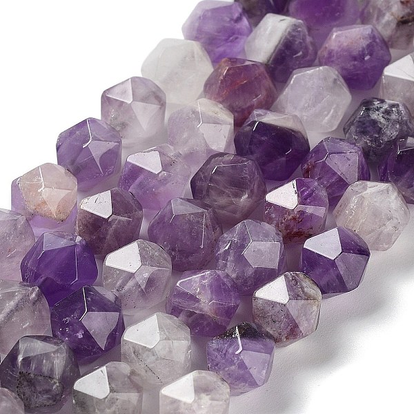 PandaHall Natural Amethyst Beads Strands, Faceted, Star Cut Round Beads, 9.5~10.5x9~9.5x9~9.5mm, Hole: 1.2mm, about 36~38pcs/strand...
PandaHall Natural Amethyst Beads Strands, Faceted, Star Cut Round Beads, 9.5~10.5x9~9.5x9~9.5mm, Hole: 1.2mm, about 36~38pcs/strand...