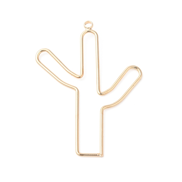 PandaHall Brass Open Back Bezel Pendants, Nickel Free, for DIY UV Resin, Cactus, Real 18K Gold Plated, 43~43.5x32x1.5mm, Hole: 1.6~1.8mm...
PandaHall Brass Open Back Bezel Pendants, Nickel Free, for DIY UV Resin, Cactus, Real 18K Gold Plated, 43~43.5x32x1.5mm, Hole: 1.6~1.8mm...