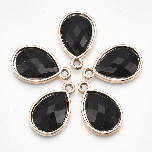 PandaHall UV Plating Acrylic Pendants, with Acrylic Rhinestone, Faceted, Teardrop, Light Gold, Black, 25x16x4.5mm, Hole: 2mm Acrylic...
PandaHall UV Plating Acrylic Pendants, with Acrylic Rhinestone, Faceted, Teardrop, Light Gold, Black, 25x16x4.5mm, Hole: 2mm Acrylic...