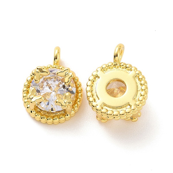 PandaHall Brass Micro Pave Clear Cubic Zirconia Charms, with Jump Ring, Flat Round, Real 18K Gold Plated, 10.5x8x5mm, Hole: 3.2mm...
PandaHall Brass Micro Pave Clear Cubic Zirconia Charms, with Jump Ring, Flat Round, Real 18K Gold Plated, 10.5x8x5mm, Hole: 3.2mm...