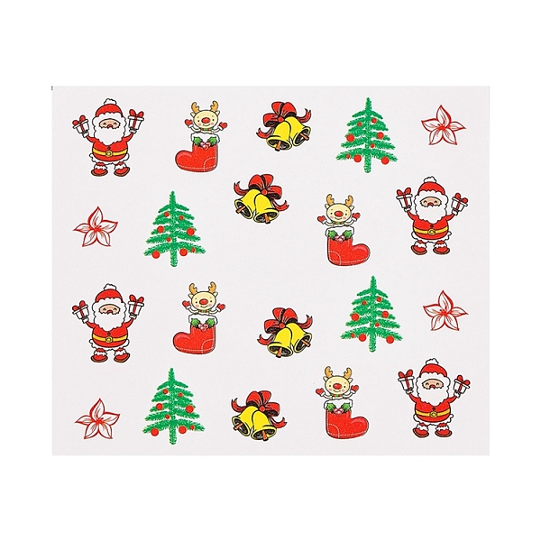 PandaHall 3D Christmas Nail Stickers, Water Transfer Stickers Santa Claus Elk Tree Bell Sock Designs Sticker, for Xmas Winter Fingernails...
PandaHall 3D Christmas Nail Stickers, Water Transfer Stickers Santa Claus Elk Tree Bell Sock Designs Sticker, for Xmas Winter Fingernails...