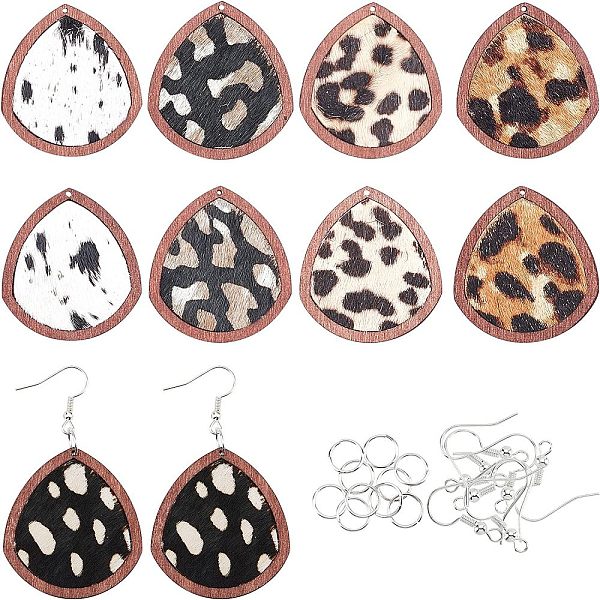 PandaHall OLYCRAFT 30 Pcs Wood Earring Pendant Teardrop Shape Leather Wooden Statement Earrings Wood Earrings Making Kit with Earring Hooks..., Multicolor
PandaHall OLYCRAFT 30 Pcs Wood Earring Pendant Teardrop Shape Leather Wooden Statement Earrings Wood Earrings Making Kit with Earring Hooks..., Multicolor