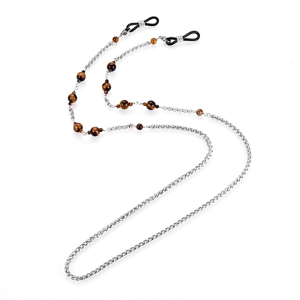 PandaHall Eyeglasses Chains, Neck Strap for Eyeglasses, with Natural Tiger Eye Beads, Rubber Loop Ends, 304 Stainless Steel Rolo Chains and...
PandaHall Eyeglasses Chains, Neck Strap for Eyeglasses, with Natural Tiger Eye Beads, Rubber Loop Ends, 304 Stainless Steel Rolo Chains and...