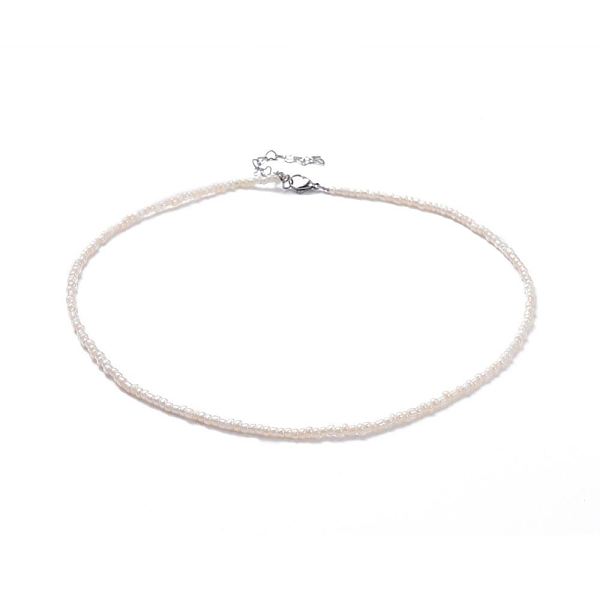 PandaHall Glass Seed Beaded Necklaces, with Brass Crimp Beads and 304 Stainless Steel Lobster Claw Clasps, Bisque, 18.3 inch(46.5cm) Glass..., Orange
PandaHall Glass Seed Beaded Necklaces, with Brass Crimp Beads and 304 Stainless Steel Lobster Claw Clasps, Bisque, 18.3 inch(46.5cm) Glass..., Orange