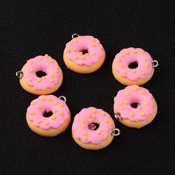 PandaHall Polymer Clay Pendants, Donut, Hot Pink, 19x7mm, Hole: 3mm Polymer Clay Food Pink
PandaHall Polymer Clay Pendants, Donut, Hot Pink, 19x7mm, Hole: 3mm Polymer Clay Food Pink