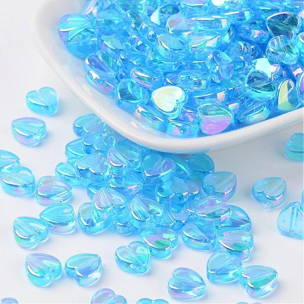 PandaHall Transparent Acrylic Beads, Heart, Deep Sky Blue, AB, Size: about 8mm wide, 3mm thick, hole: 1mm, about 2800pcs/500g Acrylic Heart...
PandaHall Transparent Acrylic Beads, Heart, Deep Sky Blue, AB, Size: about 8mm wide, 3mm thick, hole: 1mm, about 2800pcs/500g Acrylic Heart...