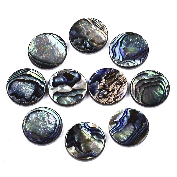PandaHall Natural Abalone Shell/Paua Shell Cabochons, with Freshwater Shell, Flat Round, Colorful, 20x3mm Paua Shell Flat Round
PandaHall Natural Abalone Shell/Paua Shell Cabochons, with Freshwater Shell, Flat Round, Colorful, 20x3mm Paua Shell Flat Round